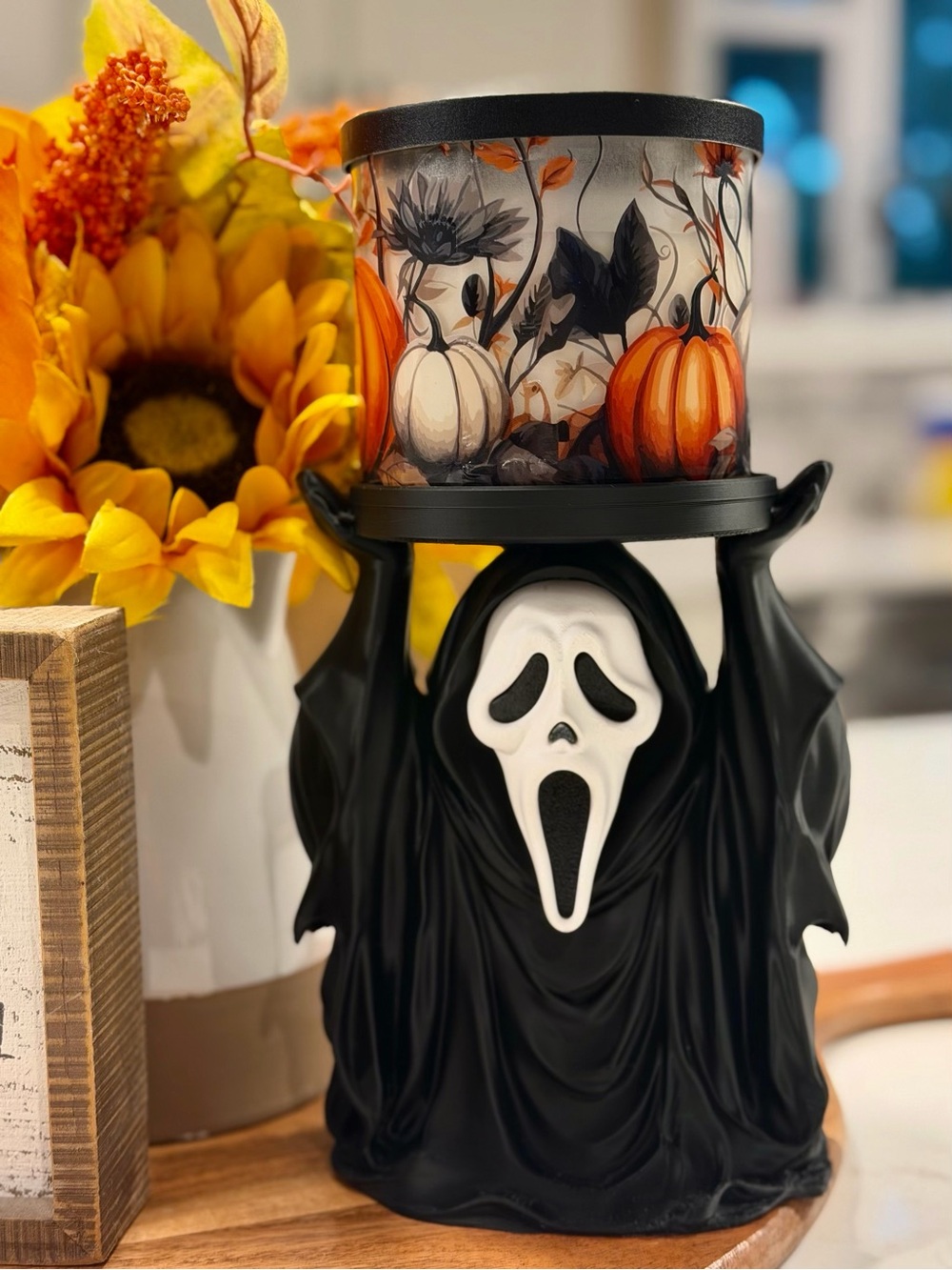 Ghostface Candle Holder